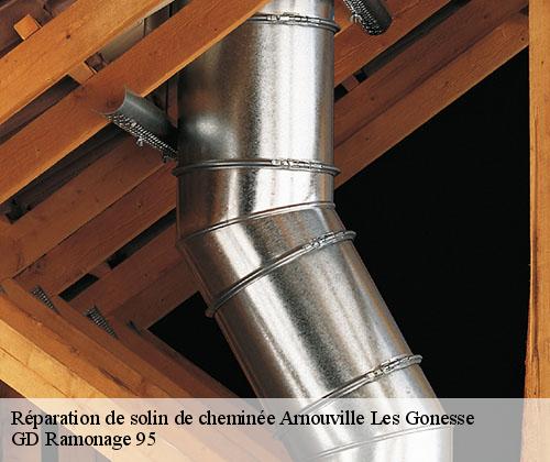 Réparation de solin de cheminée  arnouville-les-gonesse-95400 GD Ramonage 95