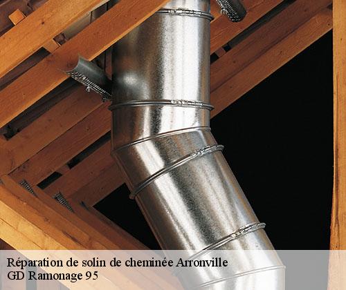 Réparation de solin de cheminée  arronville-95810 GD Ramonage 95